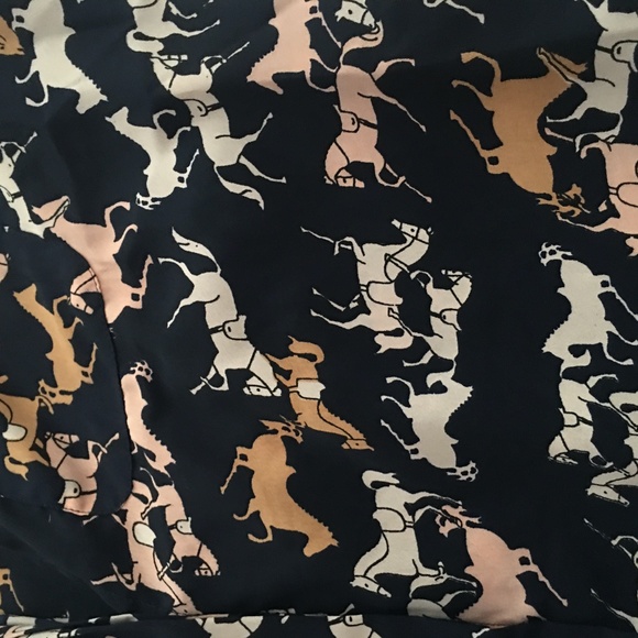 H&M navy horse button up shirt dress 4 NWT - Picture 6 of 9